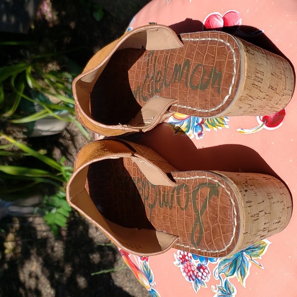 Sam Edelman Suede Ranger Wedge Sandals Size 9 - Picture 7 of 16